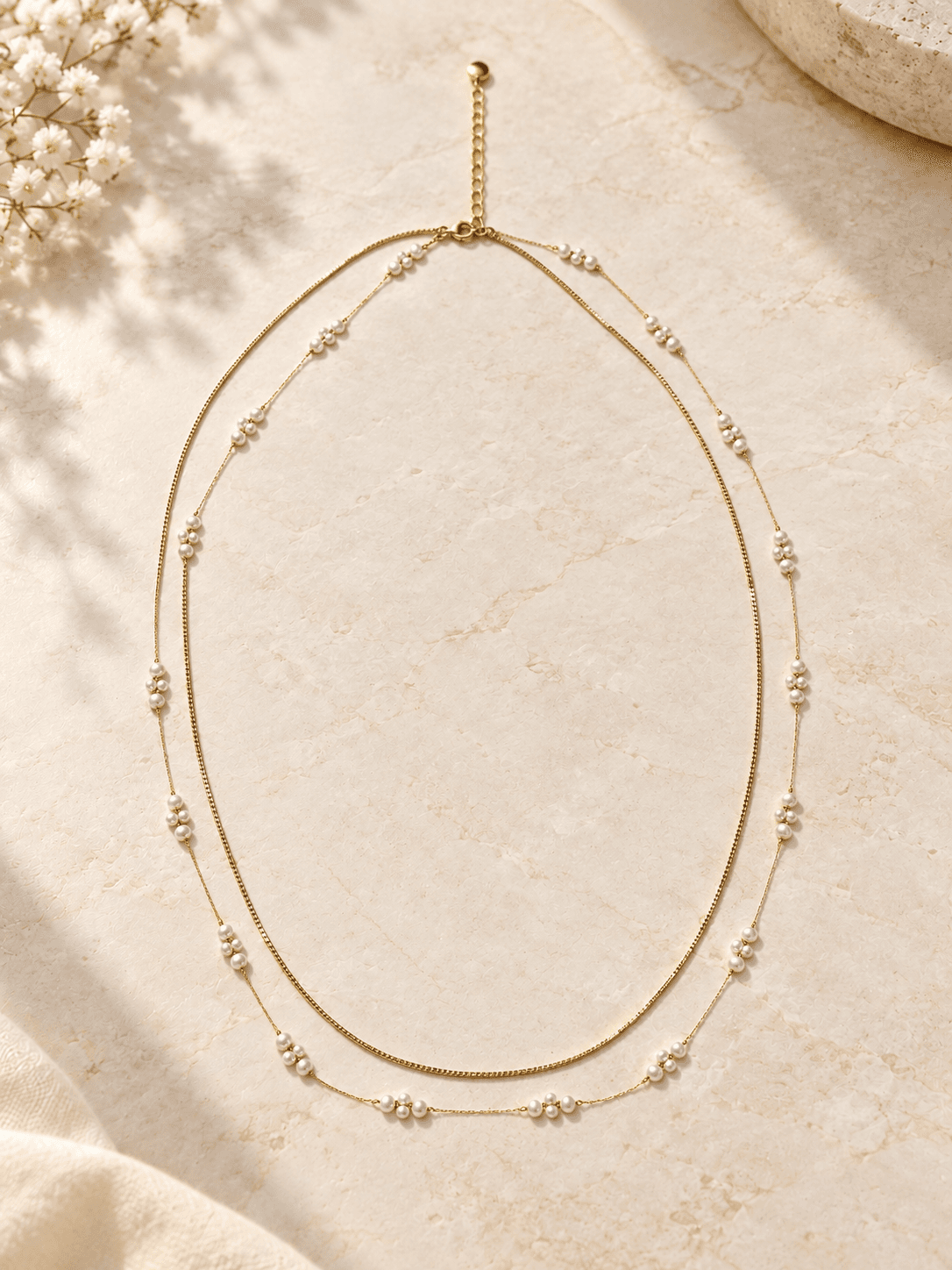Pearl Constellation Necklace — hero